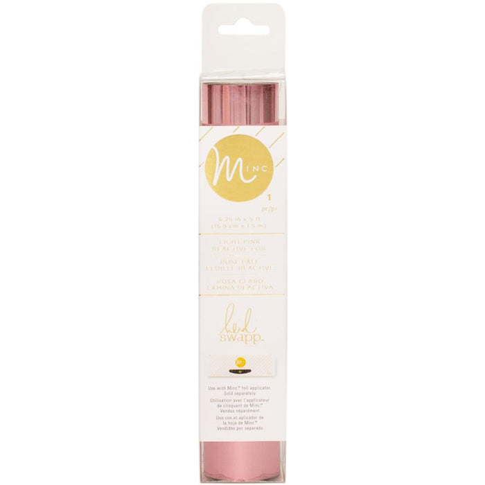 American Crafts-Minc Reactive Foil Roll. Add a unique texture and look to your paper crafts and more! This package contains one 6-1/4 inch by 5 ft sheet rolled into one container. Comes in a variety of assorted colors. Each sold separately. Imported. Available at Embellish Away located in Bowmanville Ontario Canada.