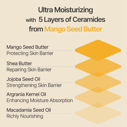 Hetras Perfumed Mango Seed Butter Hand Cream 50 mL