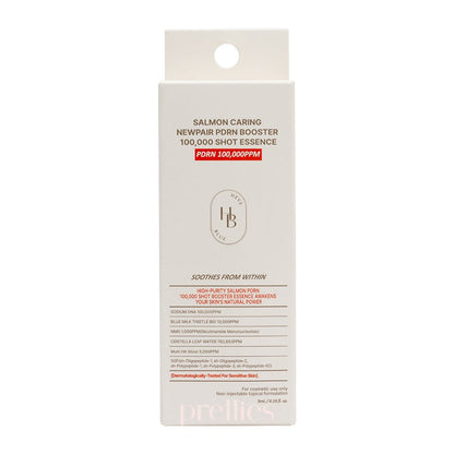 HEVEBLUE Salmon Caring Centella Newpair PDRN Booster 100,000 Shot Essence 5ml