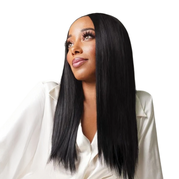 Hollywood Feather Crochet Braid Straight Yaki 18"