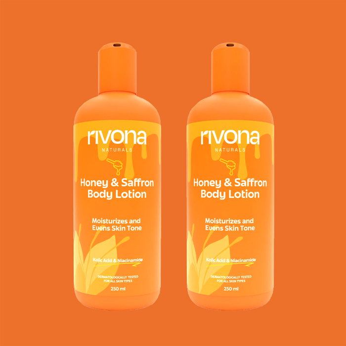 Honey & Saffron + 2% Kojic Acid Natural Bright Body Lotion 500ml