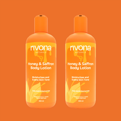 Honey & Saffron + 2% Kojic Acid Natural Bright Body Lotion 500ml