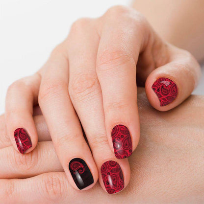 Hot Paisley Western Nail strips