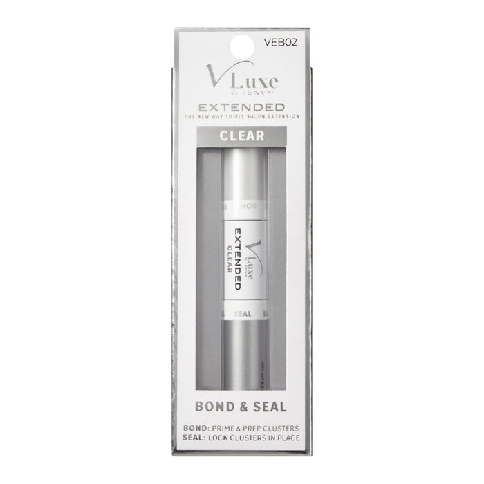 i Envy Vluxe Extended Bond & Seal Clear Natural Lash 0.15oz/4.5g - ikatehouse