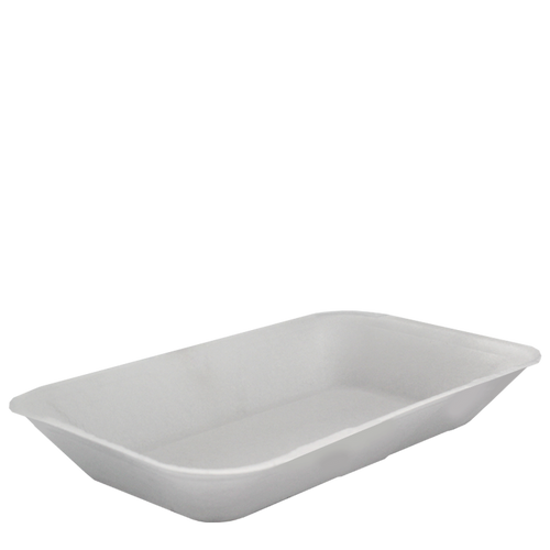 Klöckner Pentaplast Disposable Tableware No3 White / 133x222x36mm / 400 Infinity No3 White EPP Chip Tray