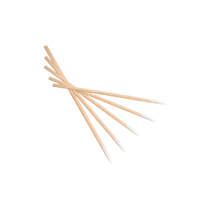 InLei® - COTTONIES - Wooden Sticks with Pointed Cotton Tips (100pcs)