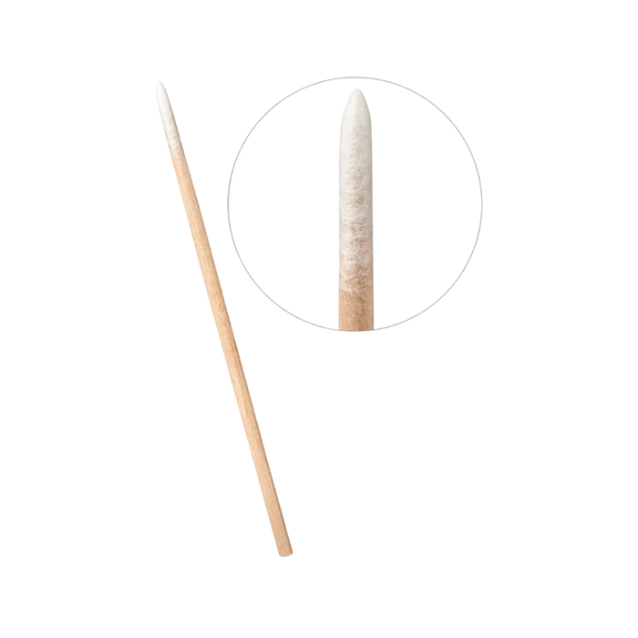 InLei® - COTTONIES - Wooden Sticks with Pointed Cotton Tips (100pcs)