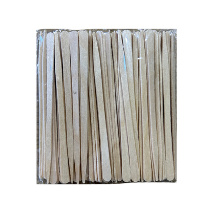 InLei® - SPATY WAX - Wooden Spatulas with Thin Tip (100pcs)