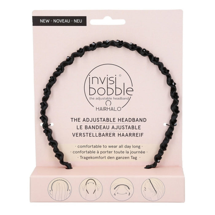 Invisibobble Hairhalo Adjustable Headband Dark Sparkle - ikatehouse