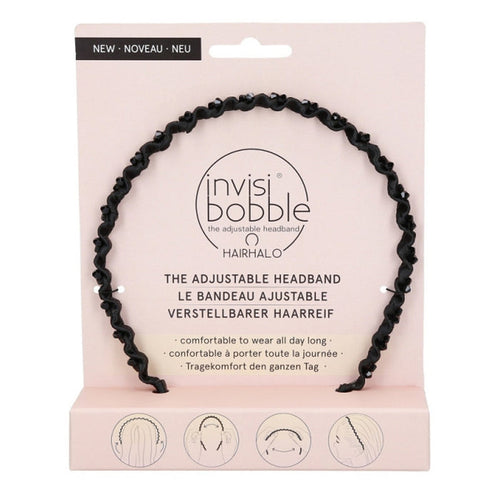 Invisibobble Hairhalo Adjustable Headband Dark Sparkle - ikatehouse