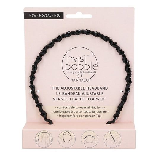 Invisibobble Hairhalo Adjustable Headband Dark Sparkle - ikatehouse