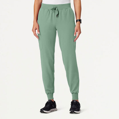 JAANUU Silex Knit - Waist Scrub Jogger Sage - Get Scrubbed