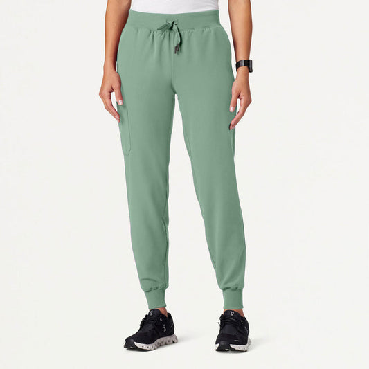 JAANUU Silex Knit - Waist Scrub Jogger Sage - Get Scrubbed