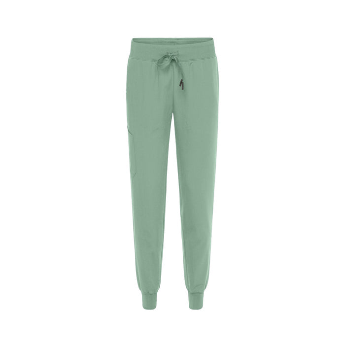 JAANUU Silex Knit - Waist Scrub Jogger Sage - Get Scrubbed