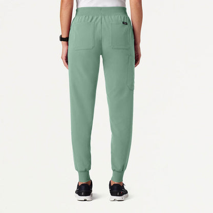 JAANUU Silex Knit - Waist Scrub Jogger Sage - Get Scrubbed