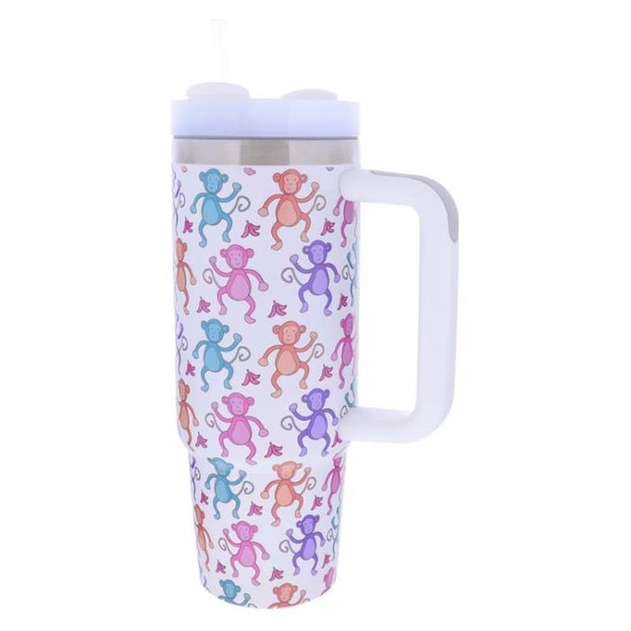 Jane Marie- 30 Oz. Tumbler With Straw and Handle