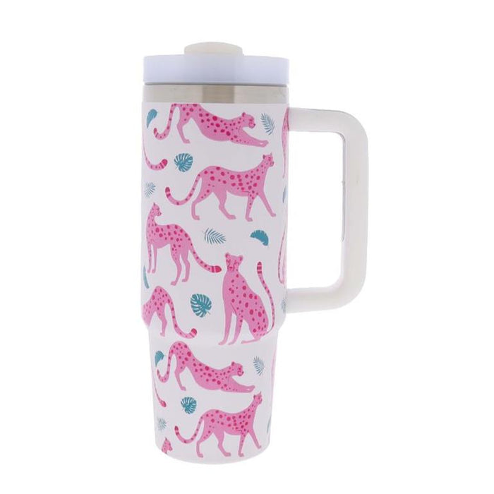 Jane Marie- 30 Oz. Tumbler With Straw and Handle