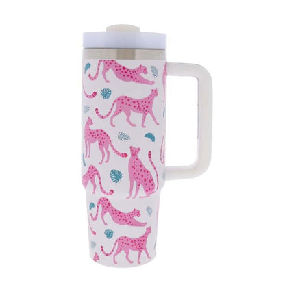 Jane Marie- 30 Oz. Tumbler With Straw and Handle
