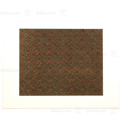 Japanese Meiji Wazasaras Chintz Textile Fragment