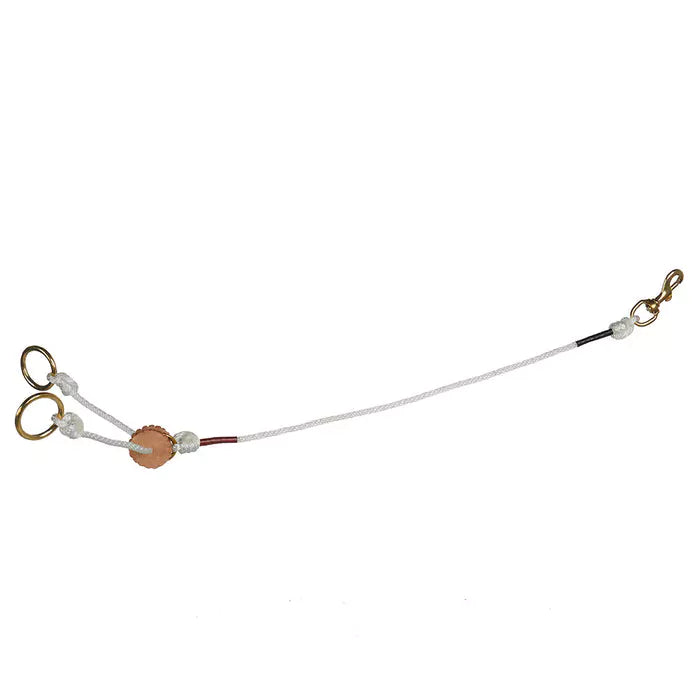 JB MT String Martingale with 2 Brass Rings and Snap