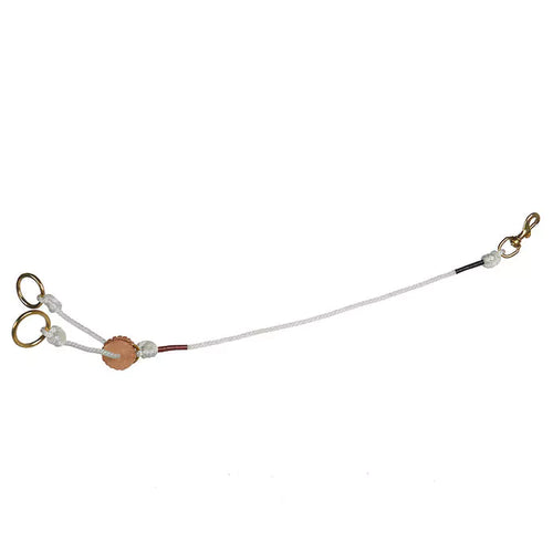 JB MT String Martingale with 2 Brass Rings and Snap