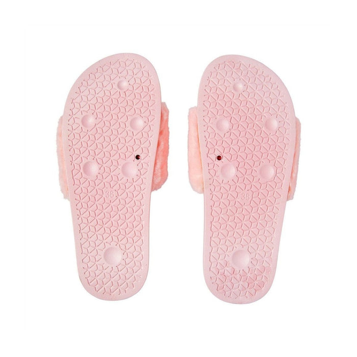 Jewel Fur Slipper #FW33 [Pink] Small
