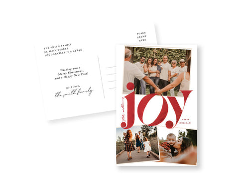 Joy Collage Postcard