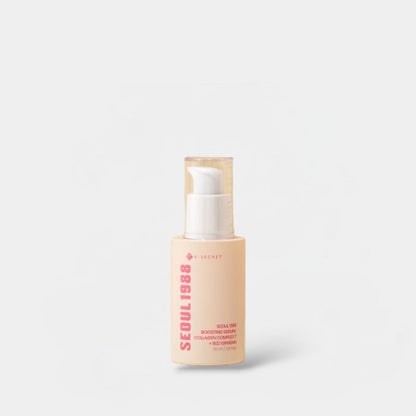 K - Secret Seoul 1988 Boosting Serum: Collagen Complex 7 + Red Ginseng 30ml سيروم كي سيكريت سيول ١٩٨٨ المعزز: مركب الكولاجين ٧ + الجينسنغ الأحمر - Princess Cosmetics Qatar