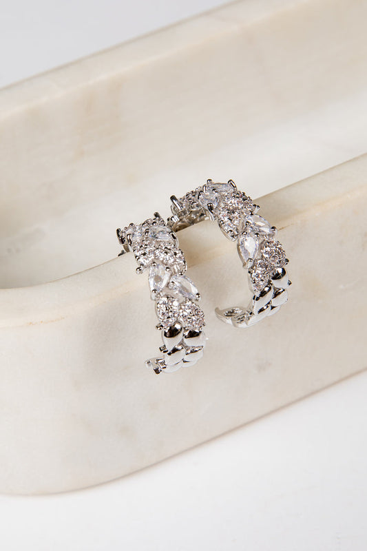 silver hoops