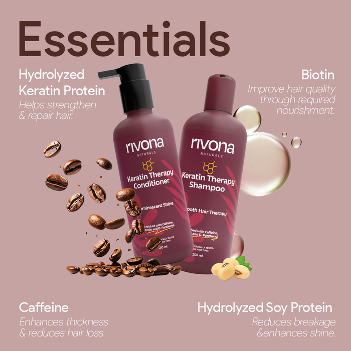 Keratin Hair Therapy Duo - Shampoo and Conditioner set