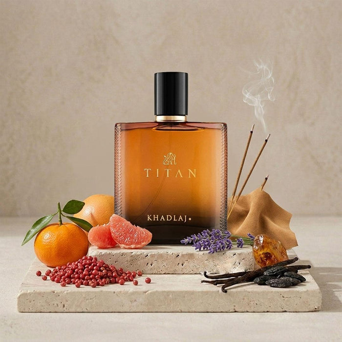Khadlaj | Titan | Eau De Parfum | 100 ML | Unisex Fragrance | Mandarin - Lavender & Vanilla Notes