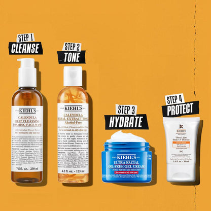 Kiehl's Calendula Deep Cleansing Foaming Face Wash With Glycerin
