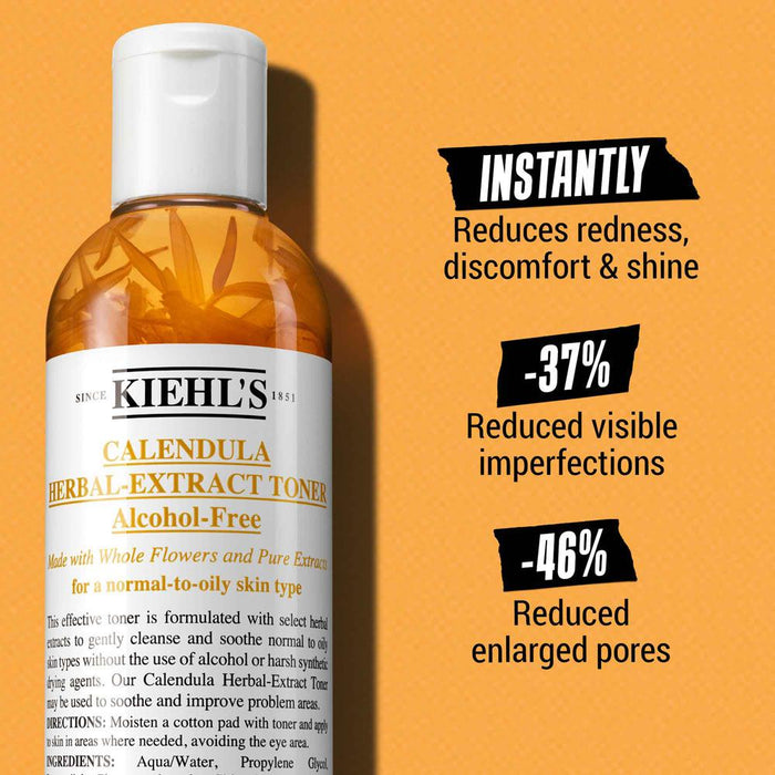 Kiehl's Calendula Herbal Extract Alcohol-Free Toner for Normal to Oily Skin