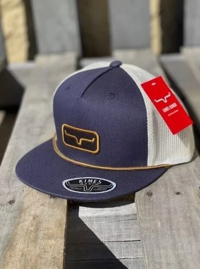 Kimes Ranch Workhard Trucker Navy Ball Cap