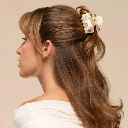 Kitschpop™️ Cloud Clip Vintage - Pearlized Cream 7 pcs Set