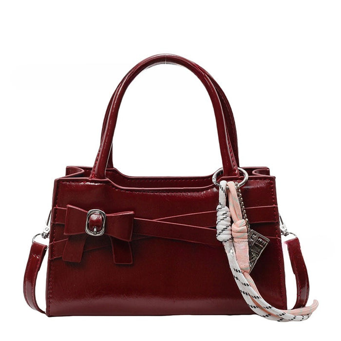 Korean-style Fashion Bow High-end Simple Crossbody Bag