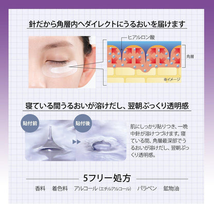 KOSE Clear Turn Hyaluro Tune Micro Patch 2 sheets