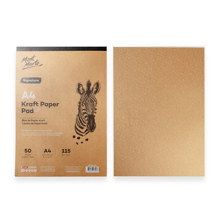 Kraft Paper Pad Signature A4 50 Sheets