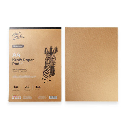 Kraft Paper Pad Signature A4 50 Sheets