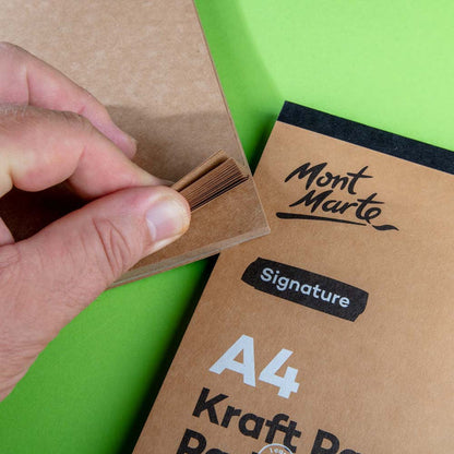 Kraft Paper Pad Signature A4 50 Sheets