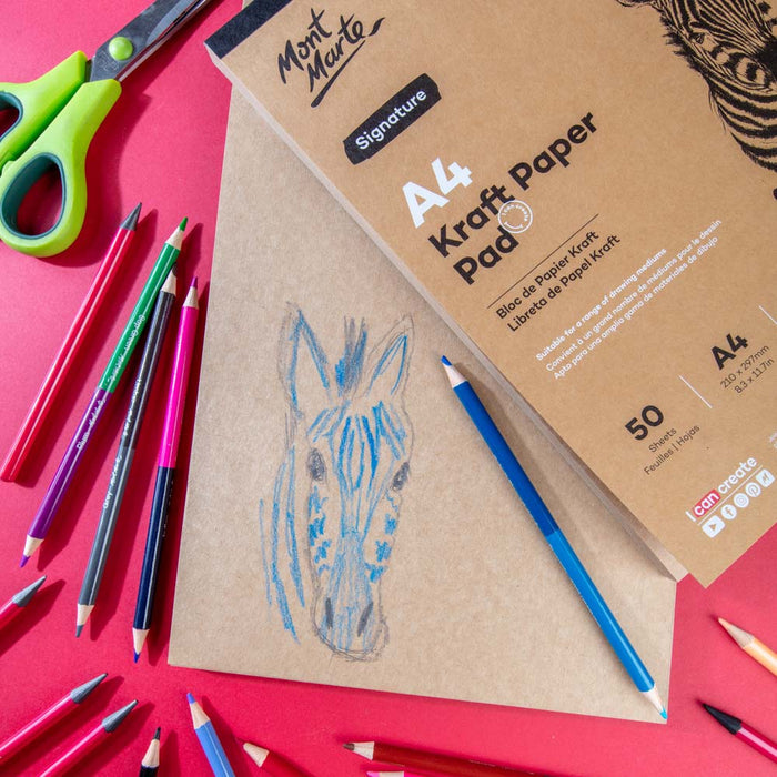Kraft Paper Pad Signature A4 50 Sheets