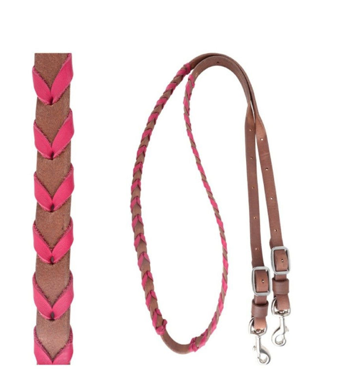 Laced Barrel Reins