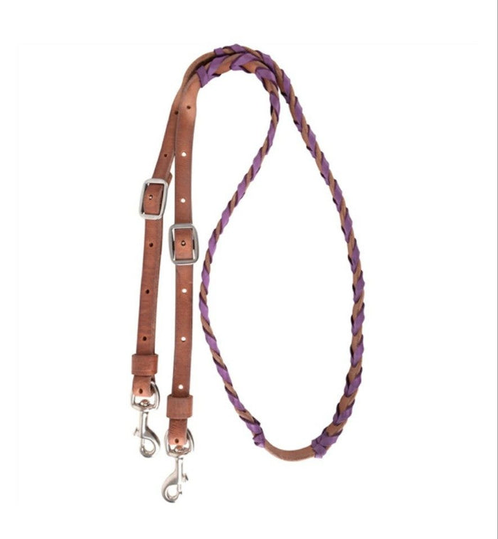 Laced Barrel Reins