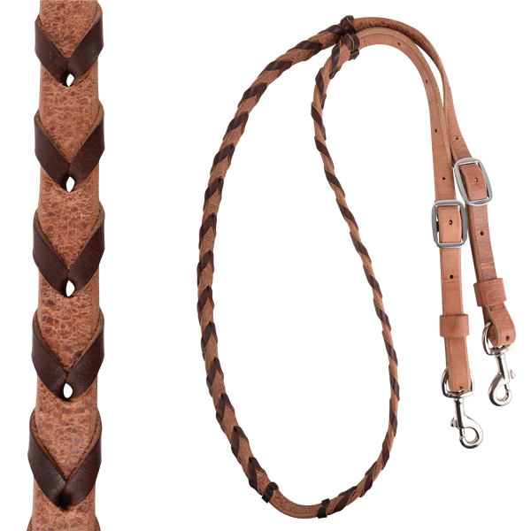 Laced Barrel Reins