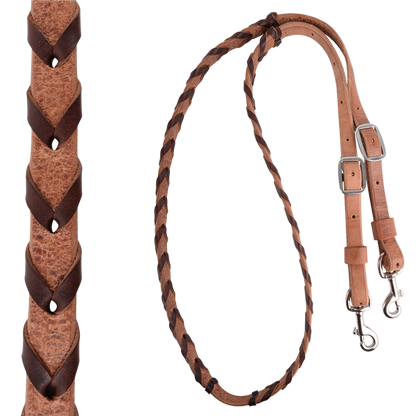 Laced Barrel Reins