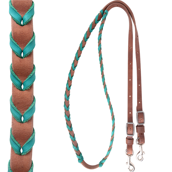 Laced Barrel Reins