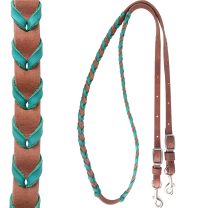 Laced Barrel Reins