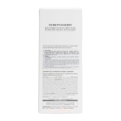 LAGOM Cellup Micro Foam Cleanser 120ml - Pretties.com.hk
