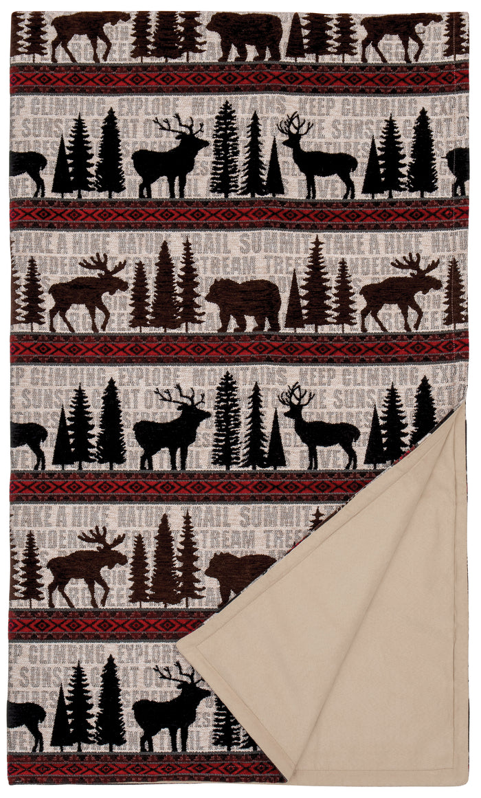 Lazy Lodge Tapestry Throw