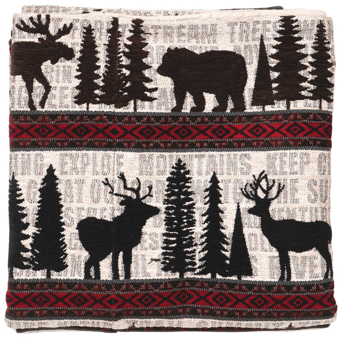 Lazy Lodge Tapestry Throw